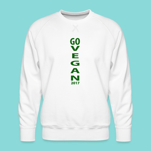 Go_Vegan_2017 - Men's Premium Sweatshirt