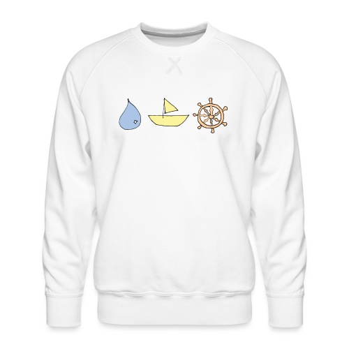 Drop, ship, dharma - Men's Premium Sweatshirt