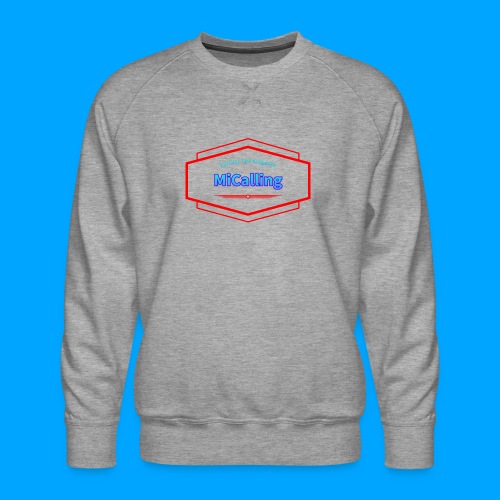 Full Transparent MiCalling Logo - Men's Premium Sweatshirt