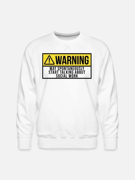 Social Work - Men's Premium Sweatshirt - white