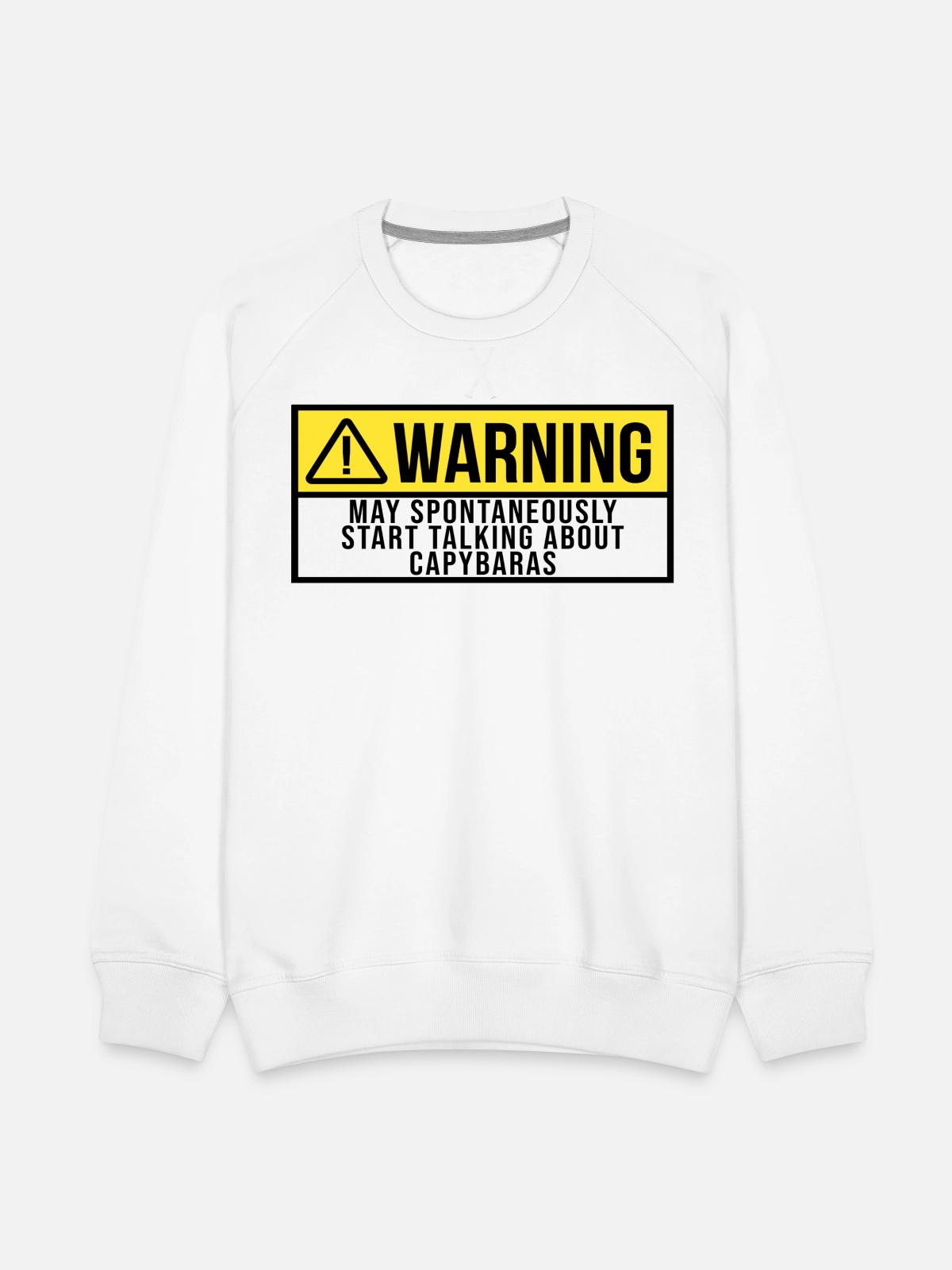 Capybara Capybara Capybara - Men's Premium Sweatshirt - white - Front