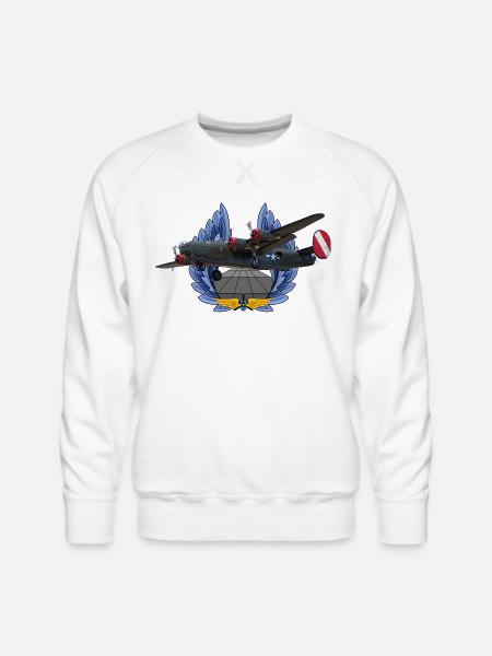 B-24 Liberator - Men's Premium Sweatshirt - white