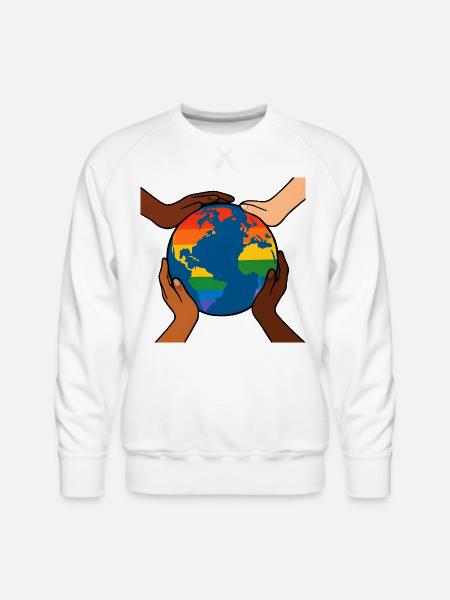 Unity in Diversity - Men's Premium Sweatshirt - white