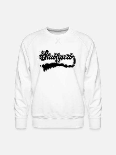 stuttgart germany - Men's Premium Sweatshirt - white