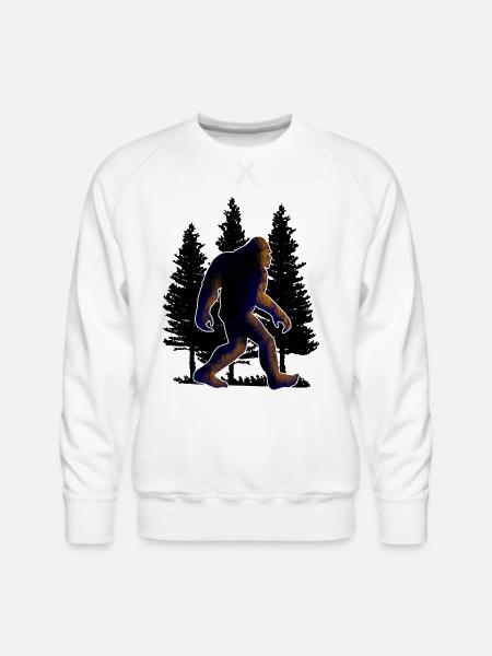 Big foot, Bigfoot - Men's Premium Sweatshirt - white