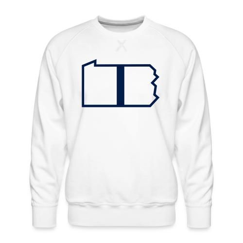 Happy Valley Helmet Stripe (On White) - Men's Premium Sweatshirt