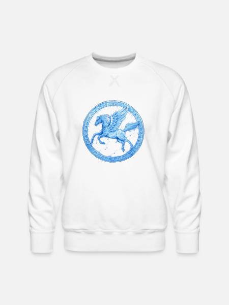 Pegasus - Men's Premium Sweatshirt - white