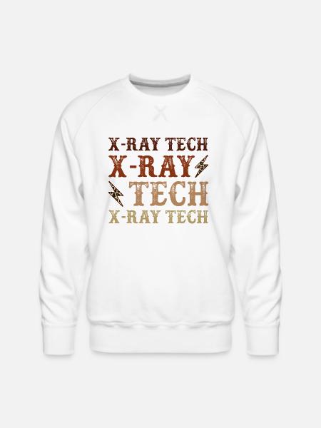 X ray Tech - Men's Premium Sweatshirt - white