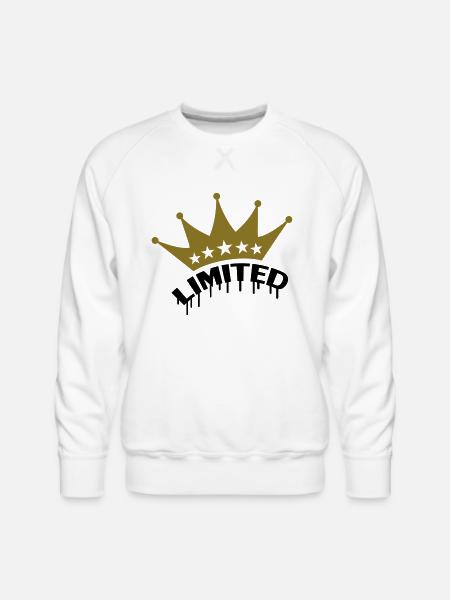 Limited - Men's Premium Sweatshirt - white