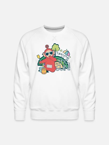 Teletubbies Fun In The Sun With Po - Men's Premium Sweatshirt - white
