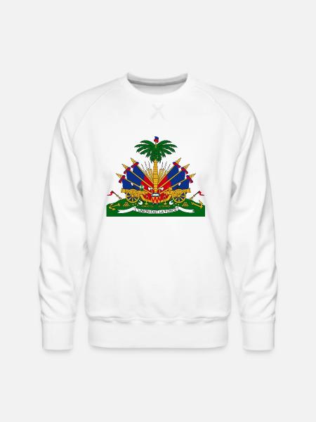 HAITI CHERIE - Men's Premium Sweatshirt - white