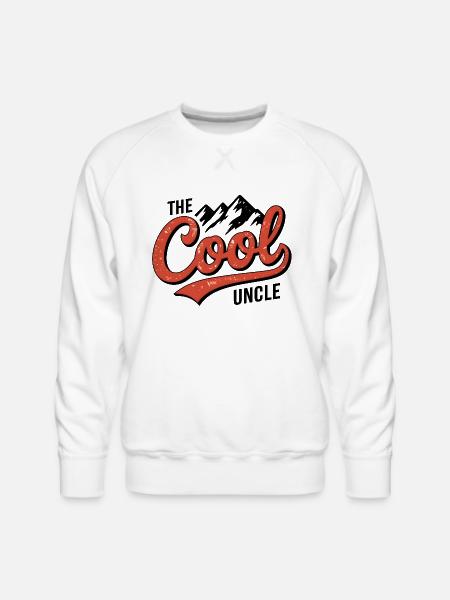 The cool uncle - Men's Premium Sweatshirt - white