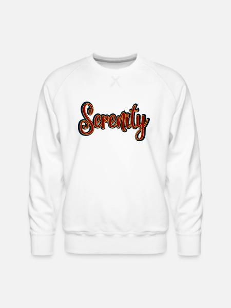 Serenity - Men's Premium Sweatshirt - white
