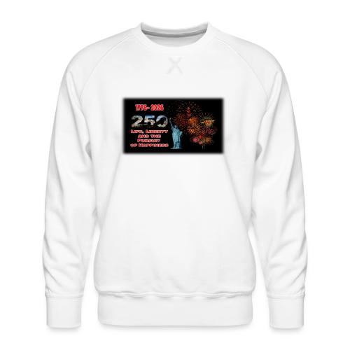 1776 - 2026 - 250 Years USA | Fireworks - Men's Premium Sweatshirt