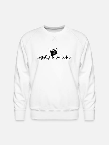 Loyalty Team Video - Men's Premium Sweatshirt - white