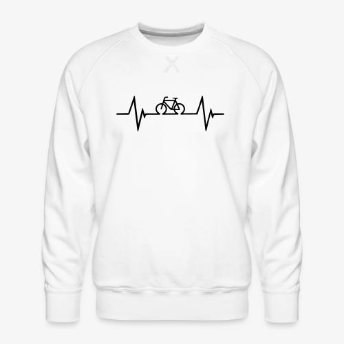 Bicycle Hearbeat - Men's Premium Sweatshirt