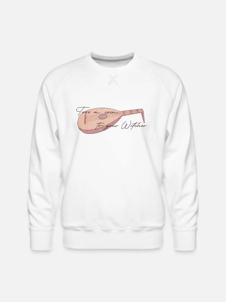 Toss A Coin - Men's Premium Sweatshirt - white
