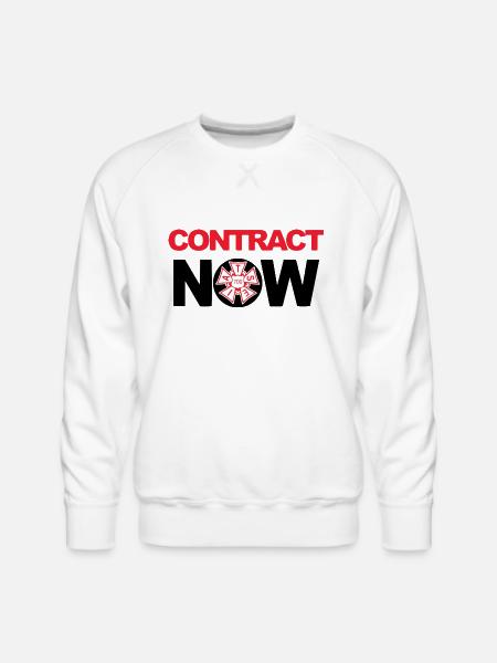 Contract now snl t shirt - Men's Premium Sweatshirt - white