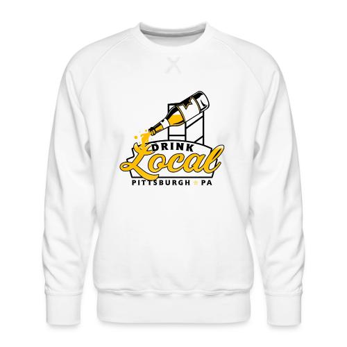 drink local pgh png - Men's Premium Sweatshirt