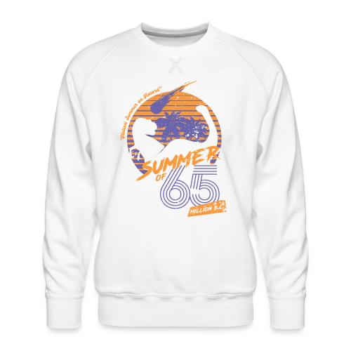 Summer of 65 million B.C. - Orange - Men's Premium Sweatshirt