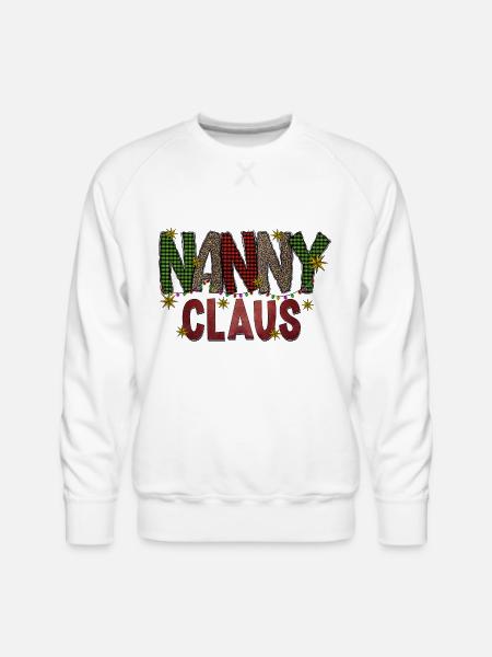 Nanny Claus - Men's Premium Sweatshirt - white