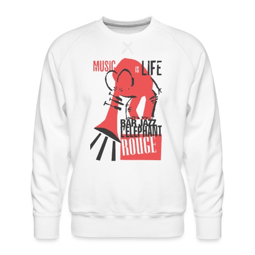 jazz music life - Men's Premium Sweatshirt