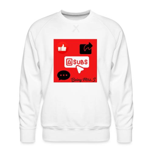 Like Share Subscribe Comment - Men's Premium Sweatshirt