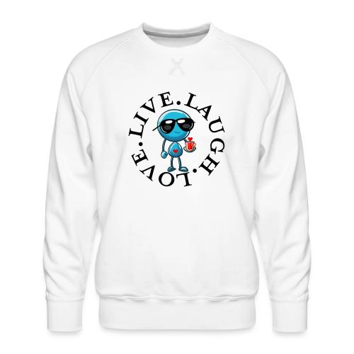 Circle Remember to live laugh love - Men's Premium Sweatshirt