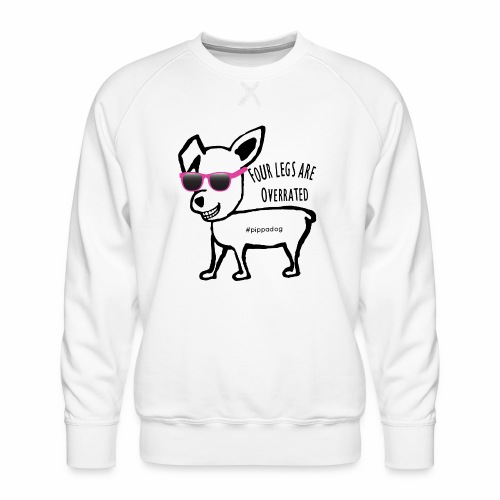 Pippa Pink Glasses - Men's Premium Sweatshirt