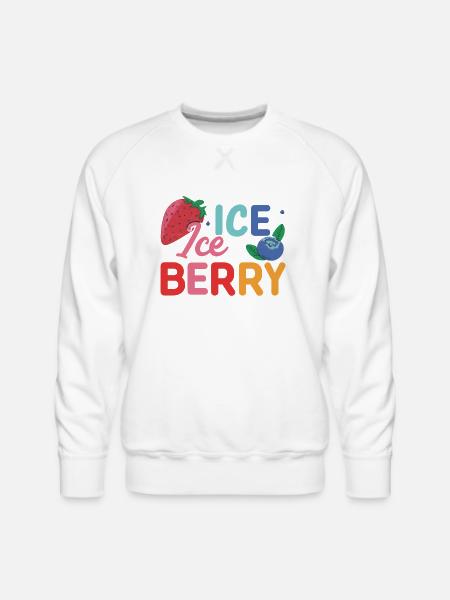 ICE BERRY - Men's Premium Sweatshirt - white