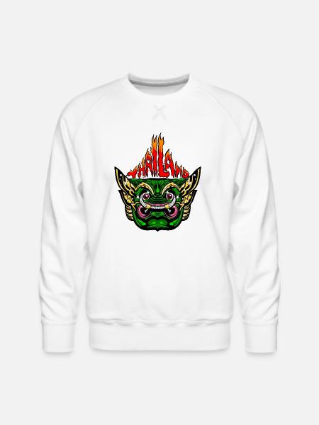 Yak Giant - Men's Premium Sweatshirt - white