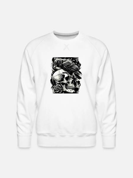 Gothic Guardian - Men's Premium Sweatshirt - white