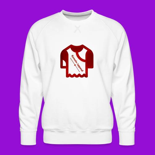 Kenada Logo white spray - Men's Premium Sweatshirt