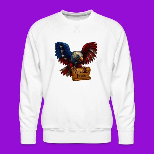 Veterans Press Bald Eagle - Men's Premium Sweatshirt