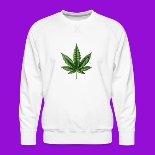 Cannabis Leaf - Men's Premium Sweatshirt