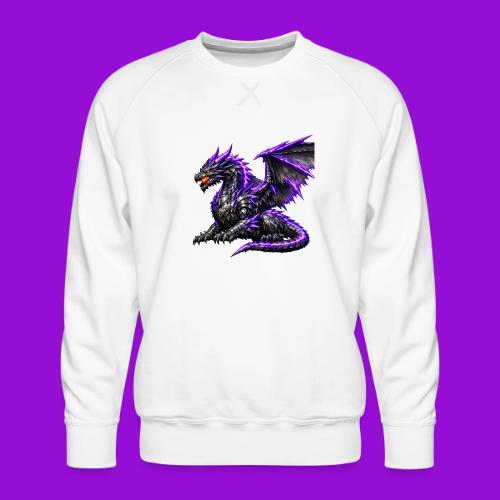 Neon Dragon at Rest - Men's Premium Sweatshirt