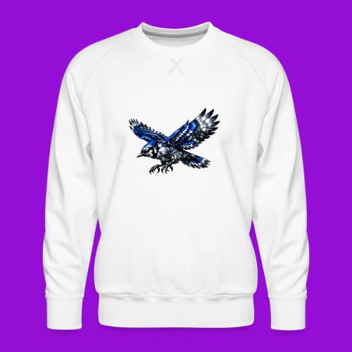 Silver Blue Jay Dive - Men's Premium Sweatshirt