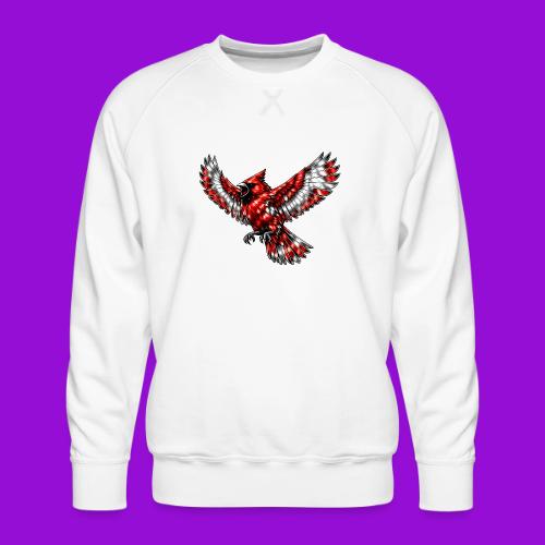 Cardinal in Flight - Men's Premium Sweatshirt