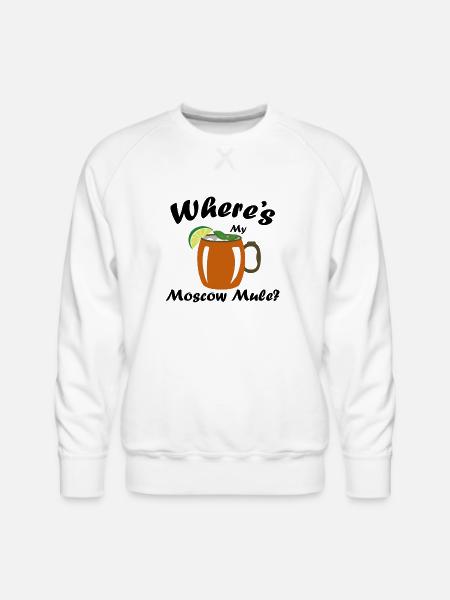 Moscow Mule - Men's Premium Sweatshirt - white