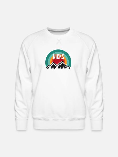 Nicks Lucky Shirt - Men's Premium Sweatshirt - white