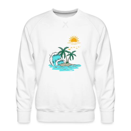 Retro Sunset Graphics - Men's Premium Sweatshirt