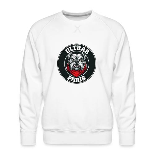 Ultras Paris Bulldog Football Fan Graphic - Men's Premium Sweatshirt