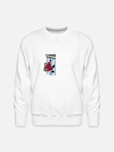 Climb - Men's Premium Sweatshirt - white