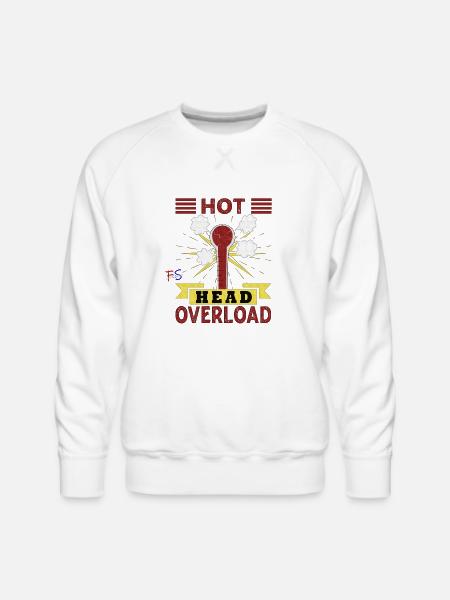 Overload - Men's Premium Sweatshirt - white