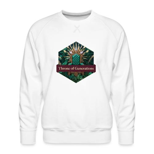 Women’s Day Vine Throne T Shirt, Gift for Grandma - Men's Premium Sweatshirt