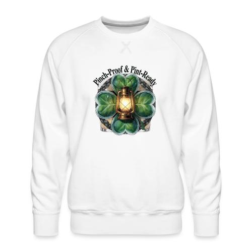 Pinch-Proof Lantern Clover T-Shirt - Men's Premium Sweatshirt
