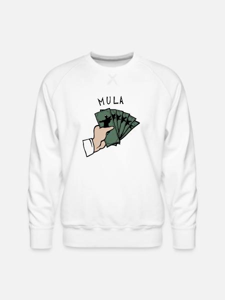 Mule Mula - Men's Premium Sweatshirt - white