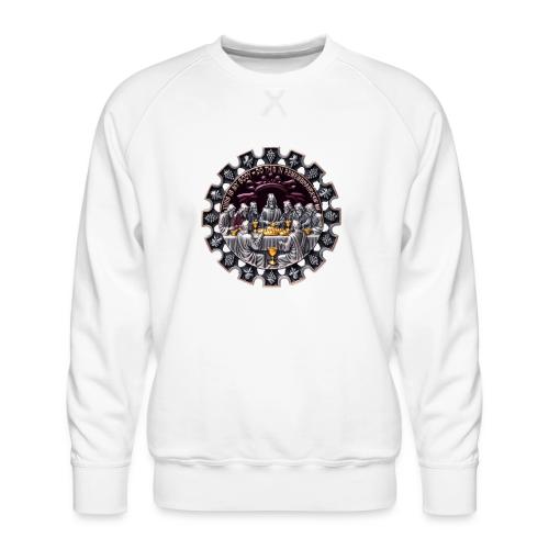 Last Supper Communion T Shirt, Faith Gift - Men's Premium Sweatshirt