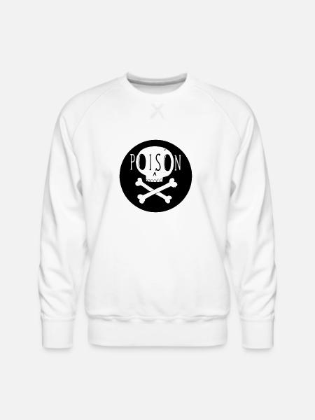 POISON - Men's Premium Sweatshirt - white