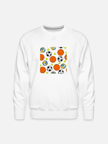 All sports Fan - Men's Premium Sweatshirt - white